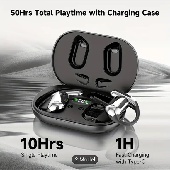 Wireless Earbuds New Sports Wireless Earphones With High Sound Quality - Picture 2 of 9